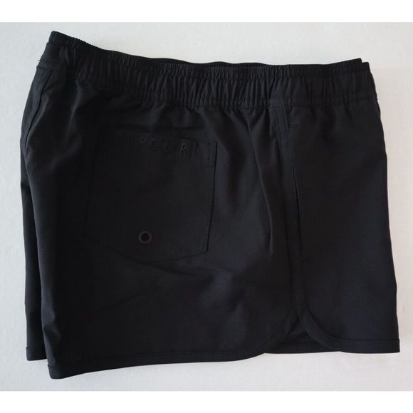 Rip Curl GBOAT9 Women's Sz Medium Black Classic Surf Eco 3" Boardshorts - Picture 5 of 9